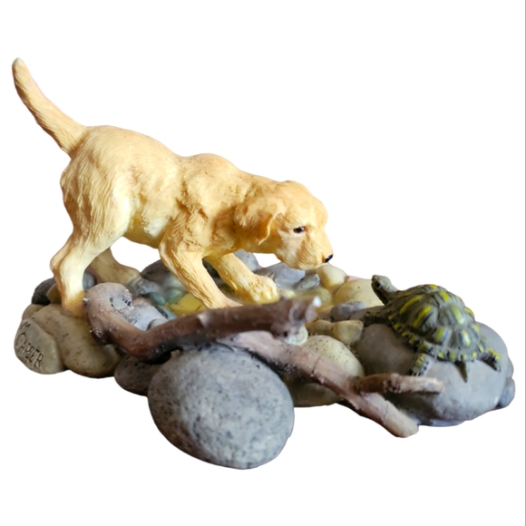 Casper Studio Collectibles Other - Vtg Casper Studio Collectibles Second Nature Design Puppy Pals Wanna Play Turtle